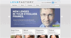 Desktop Screenshot of lensfactory.com