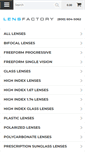 Mobile Screenshot of lensfactory.com